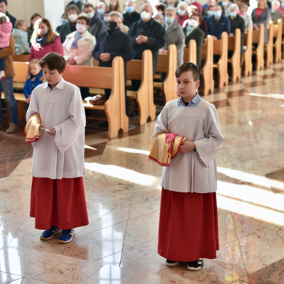 Przyjęcie nowych ministrantów